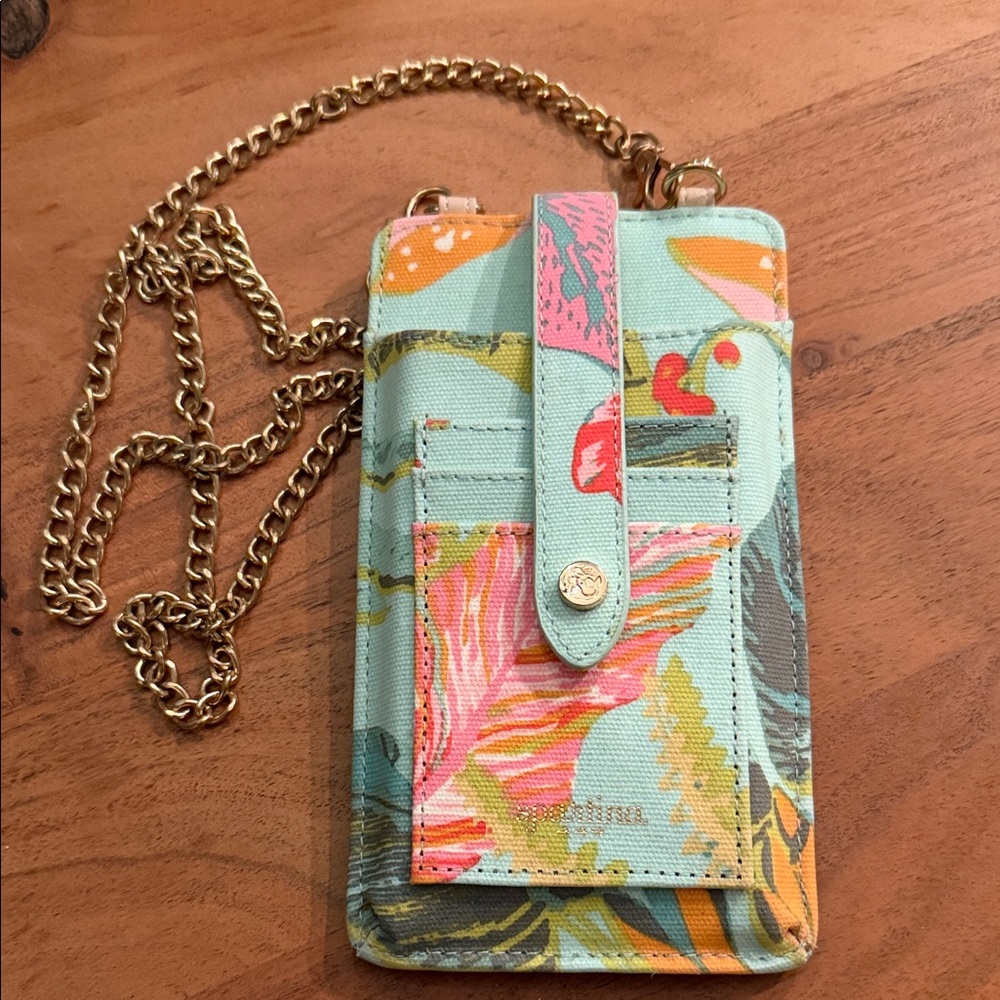 Spartina 449 Multicolor Floral Phone & Cards Holder